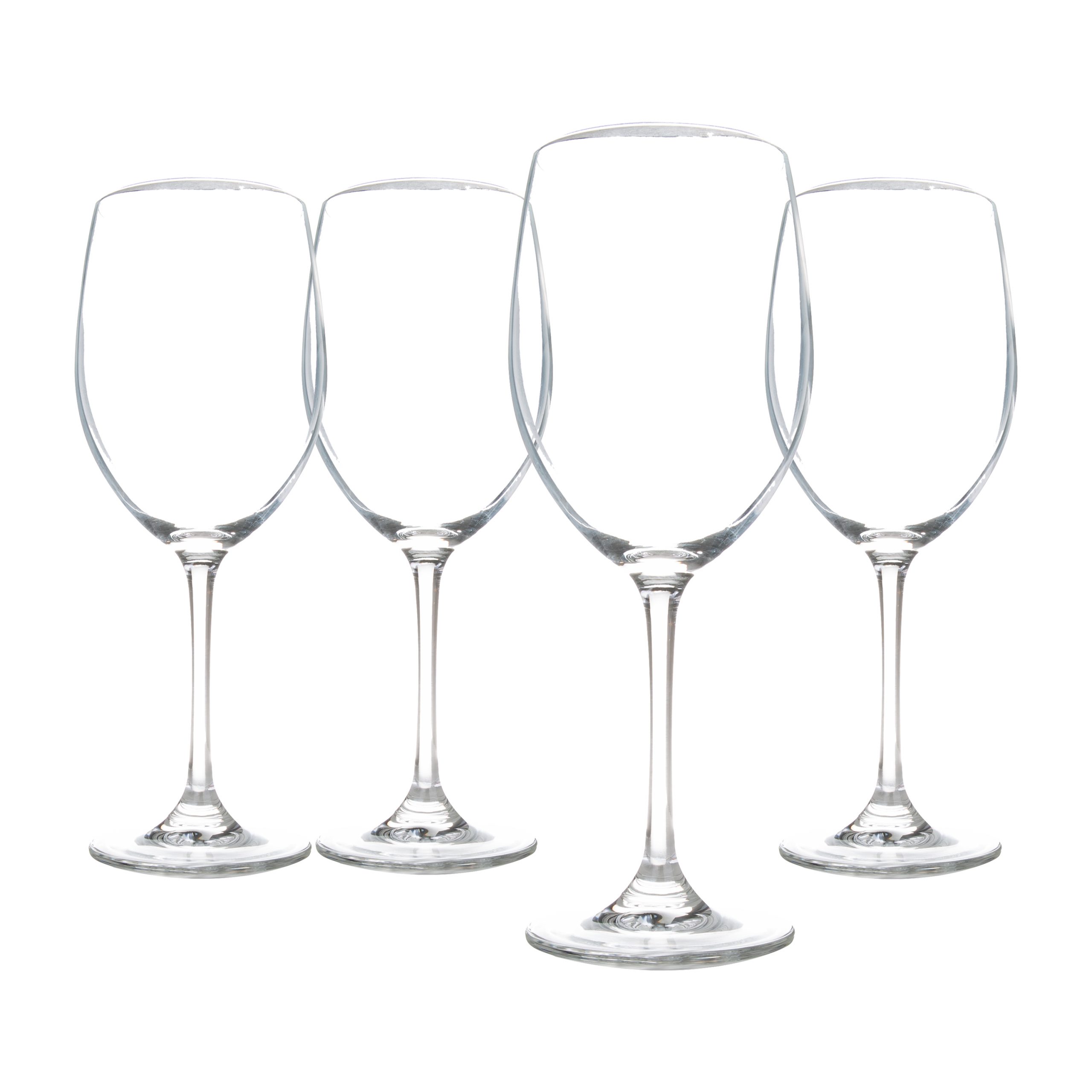 Crystalize Personalized Crystal 4 Piece White Wine