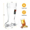 Beer Boot 'Das Boot' 1.35L beer glass spec sheet.