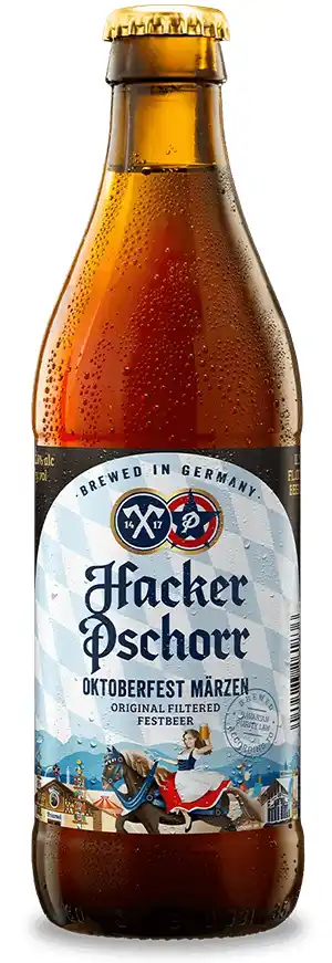 Bottle of Hacker-Pschorr Oktoberfest Märzen