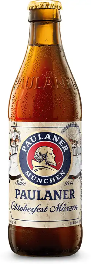 bottle of Paulaner Oktoberfest Marzen