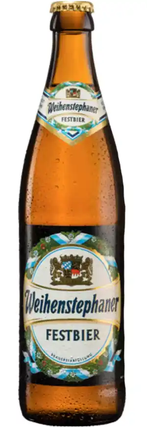 bottle of Weihenstephaner Festbier 